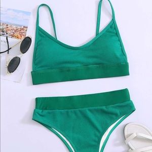 SHEIN bikini emerald green